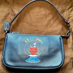 COACH x PEANUTS • Nolita 19 with Snoopy & Woodstock Purse Pochette